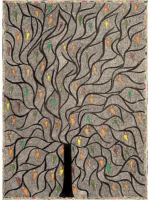 Densely Packed Tree of Life with Multi-Color Parrots