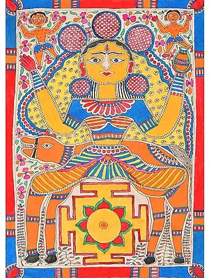 Goddess with Her Yantra