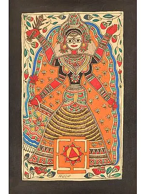 Mahavidya Bhairavi with Yantra