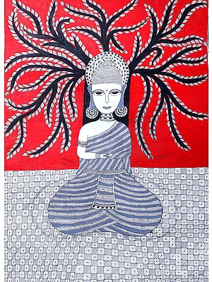 Lord Buddha Seated Under The Bodhi Tree