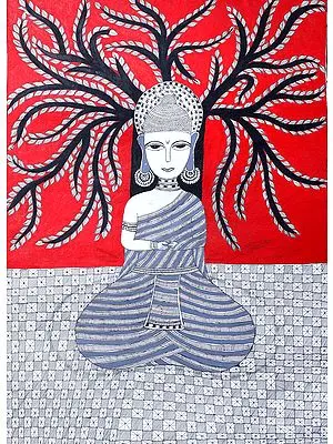 Lord Buddha Seated Under The Bodhi Tree