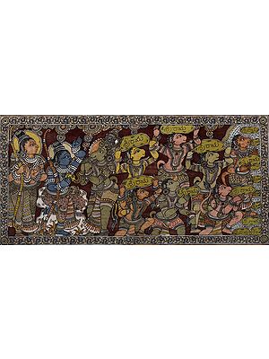 A Scene From The Ramayana