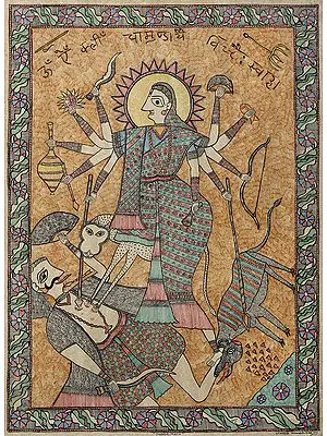 Devi Chamunda In Her Ferocious Elements