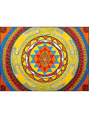 Serpent Coiled Shri Yantra