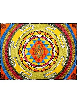 Serpent Coiled Shri Yantra