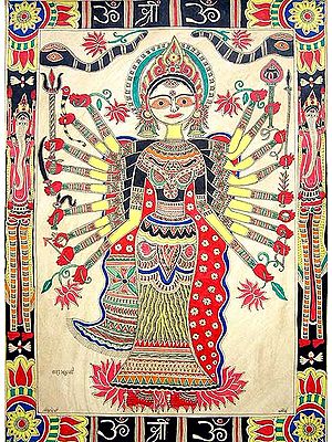 Eighteen Armed Mahalakshmi