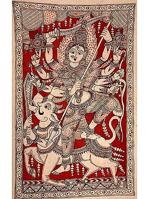 Goddess Durga Slaying the Demon Mahisha