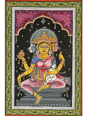 Goddess Gayatri (Shodash Matrikas)
