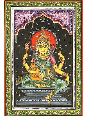 Goddess Indrani (Shodash Matrikas)