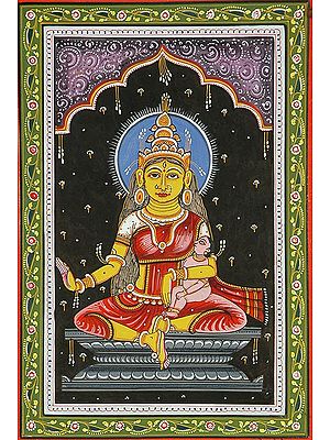 Goddess Savitri (Shodash Matrikas)