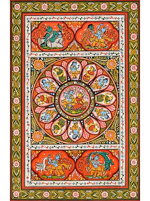 Rasa Lila - The Divine Circular Dance of Krishna with Gopis