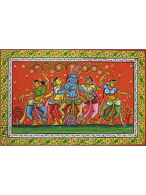 Krishna Dances with Gopis