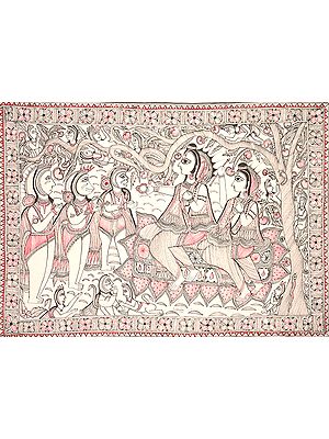 Rama Dispatching Hanuman in Sita’s Search