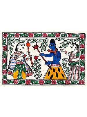 Lord Shiva with Demon