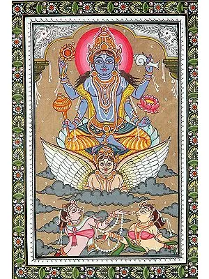 Lord Vishnu Sets out to Inspect the Universe