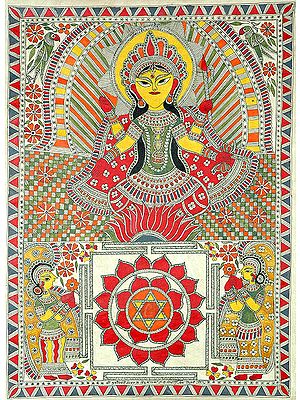 Mahashakti with Her Yantra