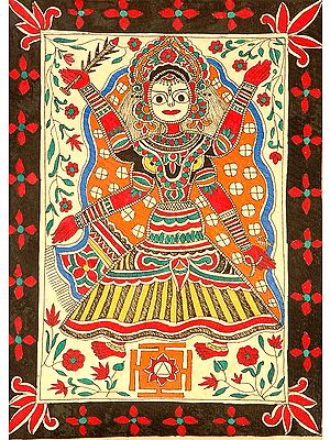 Mahavidya Bhairavi with Yantra