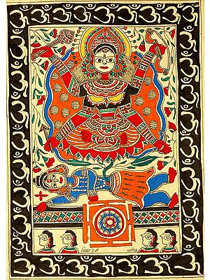 Mahavidya Shodashi with Yantra