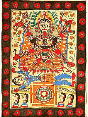 Mahavidya Shodashi with Yantra