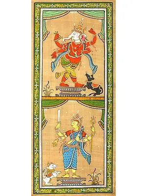 Ganesha and Durga