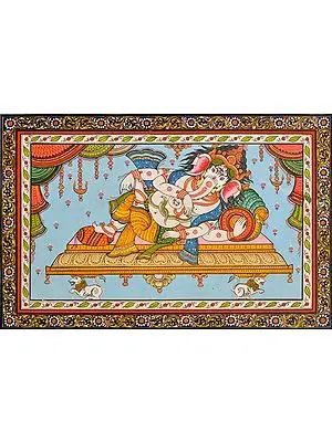 Relaxing Lord Ganesha