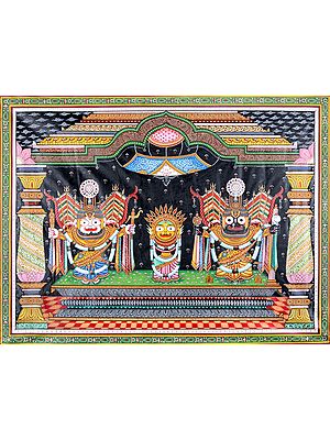 Jagannatha in Padma Shringara | Patachitra Paintings