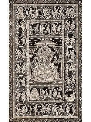 Vishnu as Narasimha with Prahlada