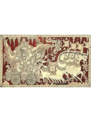 Narayana as Krishna Delivering Gita Upadesha