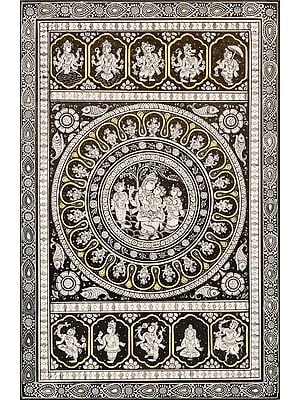 Krishna's Lila with Ten Incarnations of Lord Vishnu