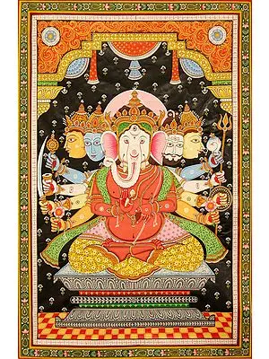 A Fine Tantric Form of Shri Ganesha