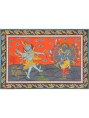 Shiva and Virabhadra (Illustration to the Shiva Purana)