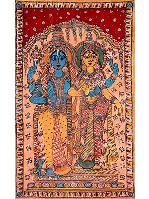 Lord Vishnu and Goddess Lakshmi