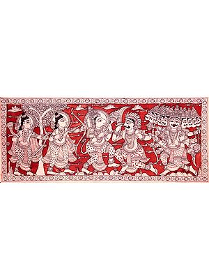 The Battle Between Rama and Ravana