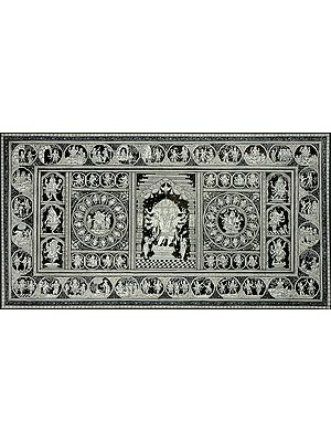 Ganesh-Pata: His Forms and Episodes from His Life