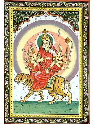 Navadurga - The Nine Forms of Goddess Durga - CHANDRAGHANTA (The Third)
