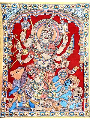 Eight-armed Mahishasuramardini Goddess Durga