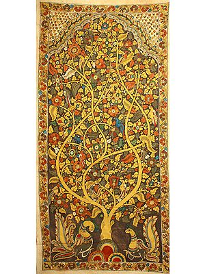 Tree of Life with Peacock Pair