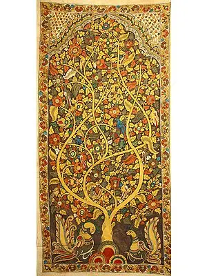 Tree of Life with Peacock Pair