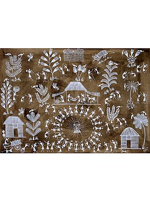 Dance at Night in a Village