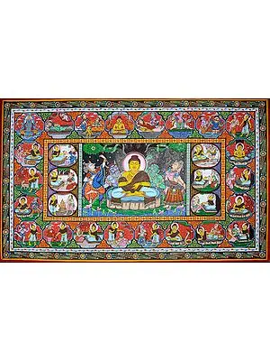 The Temptation of Shakyamuni Buddha by Mara and the Scenes from His Worldly Life