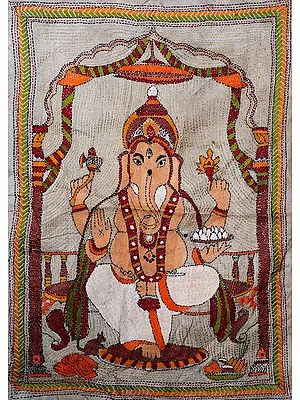 Four-Armed Seated Ganesha