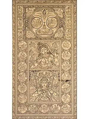 Vaishnava Universe With Rama-Krishna-Jagannath Panels