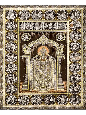 The Majesty Of Lord Venkateshvara, Replete With Dashavtara And Krishnalila