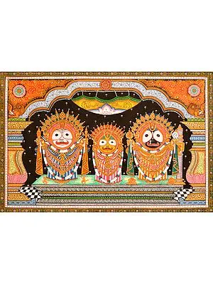 Shri Jagannatha in King's Costume (Raja Vesha)