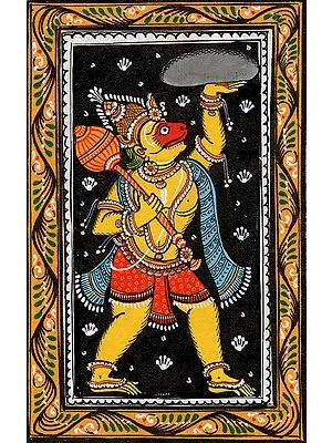 Mahabali Hanuman Carrying Mount Dron Full of Sanjeevani Herbs