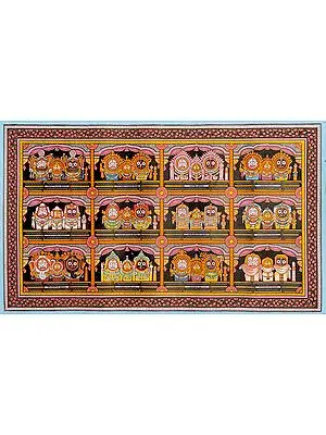 Twelve Patterns of Shringara – Adornment of Shri Jagannatha Ji