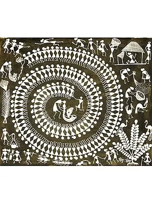 The Circle Dance of Warli Tribe