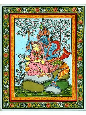Colorful Close-Knit Bond of Radha and Krishna