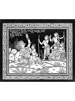 Krishna Drinks Putana's Milk