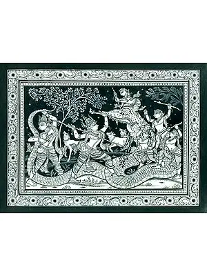 Krishna Killing the Demon Aghasura